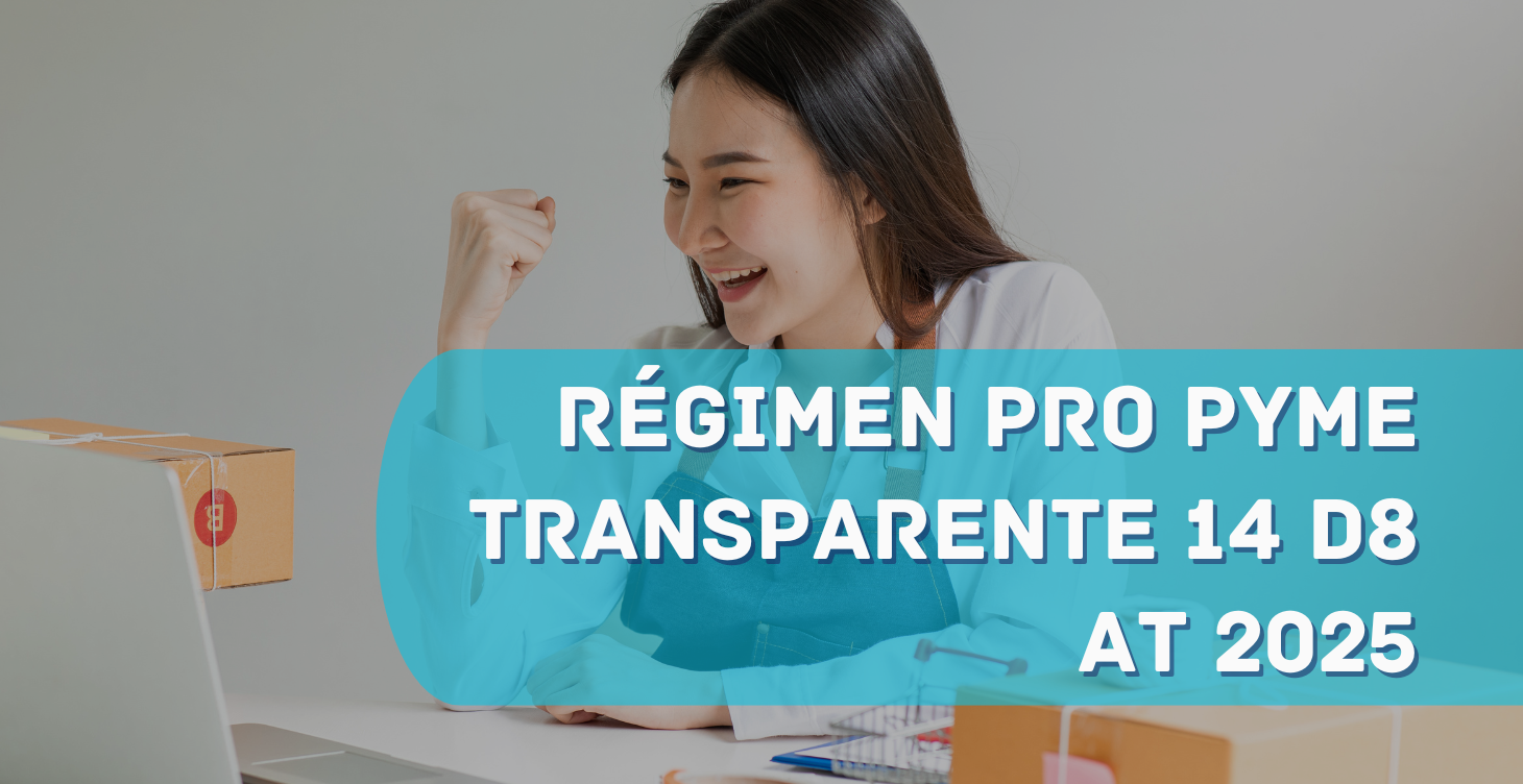 RÉGIMEN PRO PYME TRANSPARENTE 14D8 AT 2025